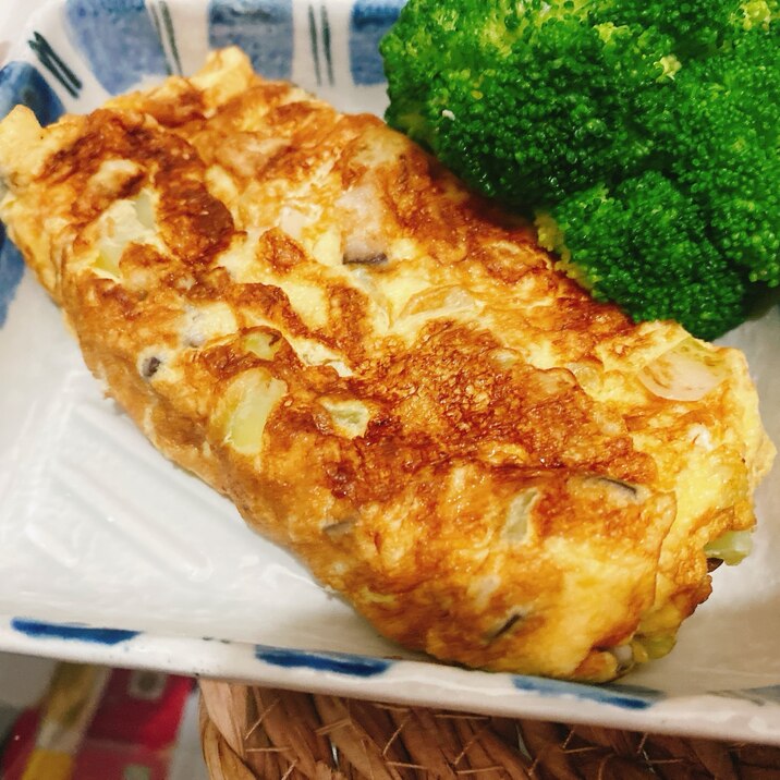 ➿椎茸入りの卵焼き➿